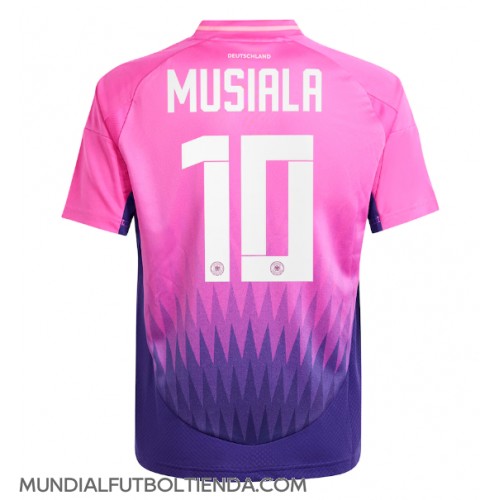 Camiseta Alemania Jamal Musiala #10 Segunda Equipación Replica Eurocopa 2024 mangas cortas